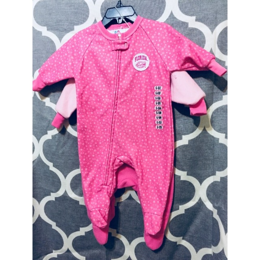 NWT Florida Gators Fleece Sleepers Size 6-9mos